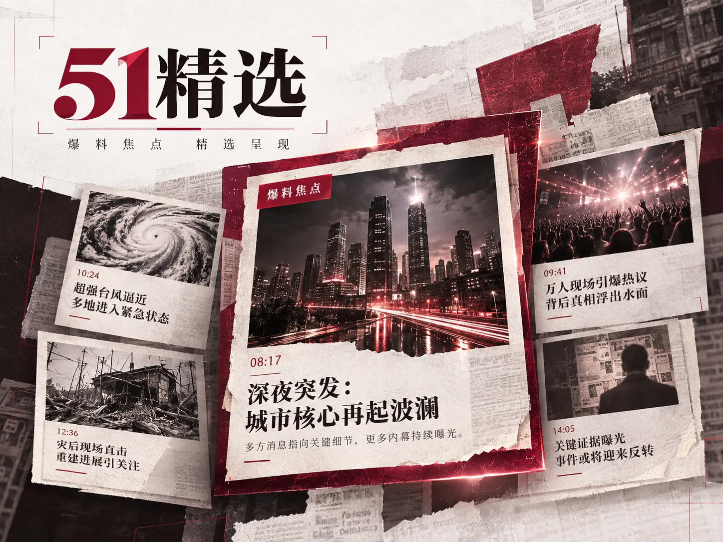 整理公开线索与时间线的内容示意